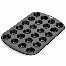 Kaiser 23 0064 6237, Moule à muffins, Rectangulaire, Surface strié, 230 °C, Noir, Fonte d'aluminium
