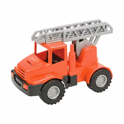 Lena Mini Compact Fire Truck, Camion, 3 an(s), Plastique, Gris, Rouge