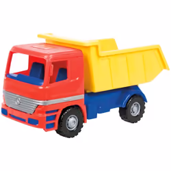 Lena Profi Dump truck Actros, Modèle de chargeur, Dump truck, 2 an(s), Bleu, Rouge, Jaune