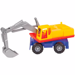 Lena Profi Excavator, Excavatrice, Excavator, 2 an(s), Bleu, Gris, Rouge, Jaune