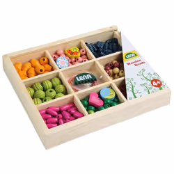 Simm Spielwaren Wooden beads cassette