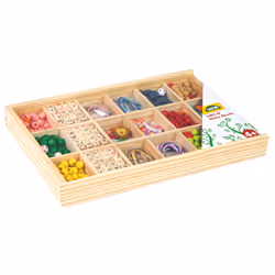 Lena SM32024, Kit de fabrication de bijoux pour enfants, 4 an(s), Bois, Multicolore