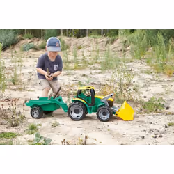 Lena GIGA TRUCKS Tractor with shovel & trailer