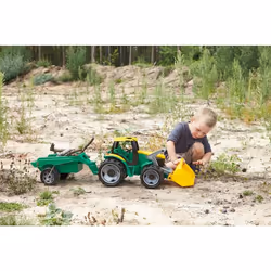 Lena GIGA TRUCKS Tractor with shovel & trailer