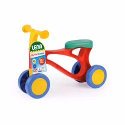 Lena My First Scooter Multicoloured Enfants Scooter à quatre roues Bleu, Vert, Orange, Rouge