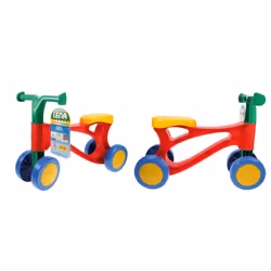 Lena My First Scooter Multicoloured Enfants Scooter à quatre roues Bleu, Vert, Orange, Rouge - Vue supplémentaire 4