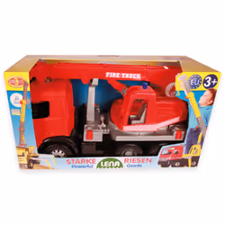 Lena GIGA TRUCKS Fire Crane truck Arocs, Modèle de camion avec grue, 3 an(s), Noir, Gris, Rouge