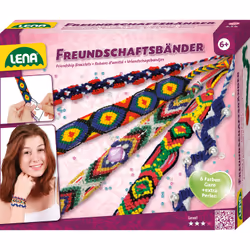 Lena Friendship bracelets, Kit de fabrication de bracelets pour enfants, 6 an(s), Multicolore