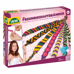 Lena Friendship bracelets, big, Kit de fabrication de bracelets pour enfants, 6 an(s), Multicolore