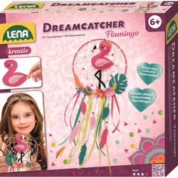 Lena Dreamcatcher Flamingo, Kit de loisirs créatifs pour enfants, 6 an(s), Multicolore