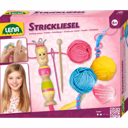 Lena Knitting Nancy, Kit de tricot pour enfants, 6 an(s), Multicolore