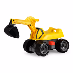 Lena GIGA TRUCKS Excavator PRO, 3 an(s), 4 roue(s), Plastique, Acier, Noir, Jaune