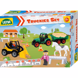 Lena Truckies SM01632, Ensemble de véhicules, 2 an(s), Multicolore