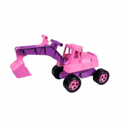 Lena GIGA TRUCKS Excavator, Excavatrice, 3 an(s), Plastique, Rose