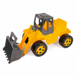 Lena GIGA TRUCKS SM02218, 3 an(s), Plastique, Bois, Gris, Jaune