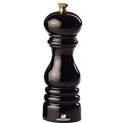Paris Moulin à poivre manuel en bois laqué noir 18 cm