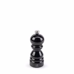 Paris Moulin à poivre manuel en bois laqué noir 12 cm