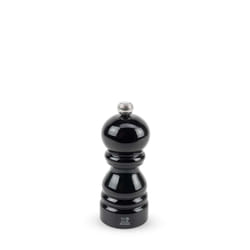 Paris Moulin à poivre manuel en bois laqué noir 12 cm