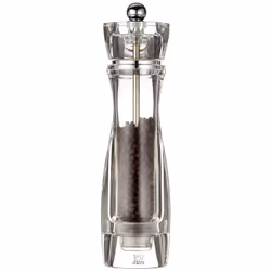 Vittel Moulin à poivre manuel transparent 23 cm