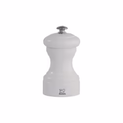 Bistro Moulin à sel manuel en bois couleur blanc mat 10 cm