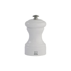 Bistro Moulin à sel manuel en bois couleur blanc mat 10 cm