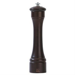 Hostellerie Moulin à poivre manuel en bois couleur chocolat 22 cm