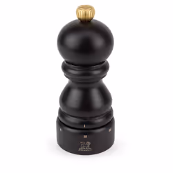 Peugeot Paris, Salière, Noir, Or, Bois, 120 mm