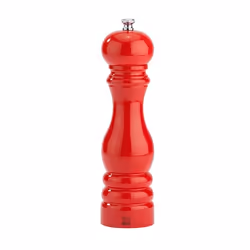Peugeot Paris, Rouge, Bois, Acier inoxydable, Sel, 220 mm