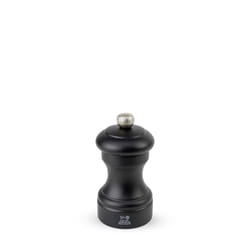 Bistro Moulin à sel manuel en bois couleur noir mat 10 cm