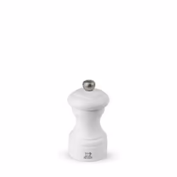 Bistro Moulin à poivre manuel en bois couleur blanc mat 10 cm