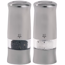 Zeli Duo de moulins à poivre et à sel électriques 14 cm