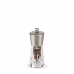 Peugeot Ouessant, Moulin à poivre, Acier inoxydable, Transparent, Acrylique, Acier inoxydable, Acier inoxydable, 140 mm
