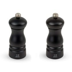 Clermont Duo de moulins à poivre et à sel Noir 13 cm
