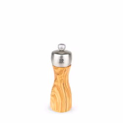 Peugeot Fidji, Salière, Acier inoxydable, Bois, Bois, Acier inoxydable, Sel, 150 mm