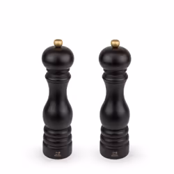 Peugeot Paris, Moulin à poivre et salière, Chocolat, Bois, 220 mm