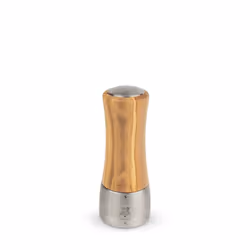 Peugeot 36157, Salière, Acier inoxydable, Bois, Acier inoxydable, Bois, Acier inoxydable, Sel, 160 mm