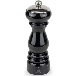 Paris Icône Moulin à poivre manuel en bois laqué noir, u'Select, 18 cm - 7'