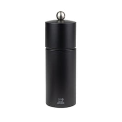 Châtel Moulin à sel manuel en bois noir mat 16 cm