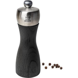 Fidji Moulin à poivre manuel en bois et inox, collection graphite, 15 cm - 6in