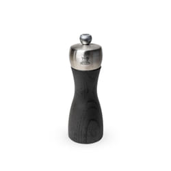 Fidji Moulin à sel manuel en bois et inox, collection graphite, 15 cm - 6in