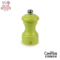 Bistro Moulin à poivre manuel en bois laqué, pistache, 10 cm - 4'