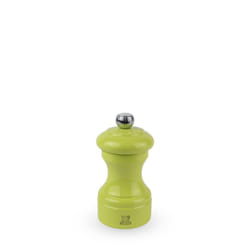 Bistro Moulin à sel manuel en bois laqué, pistache, 10 cm - 4'