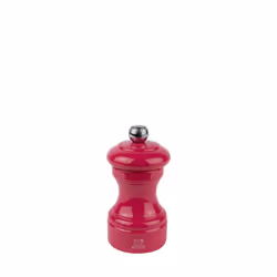 Bistro Moulin à poivre manuel en bois laqué, rose bonbon, 10 cm - 4'