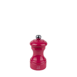 Bistro Moulin à poivre manuel en bois laqué, rose bonbon, 10 cm - 4'