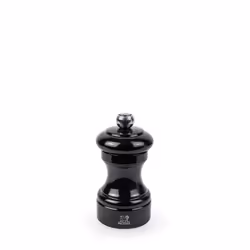 Bistro Moulin à poivre manuel en bois laqué, noir, 10 cm - 4'