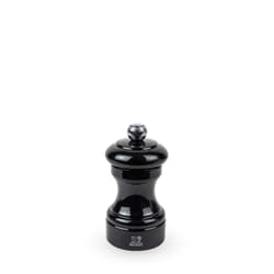 Bistro Moulin à poivre manuel en bois laqué, noir, 10 cm - 4'