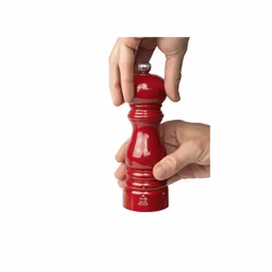 Paris u'Select Moulin à sel manuel en bois, u'Select, laqué rouge passion, 18 cm - 7in