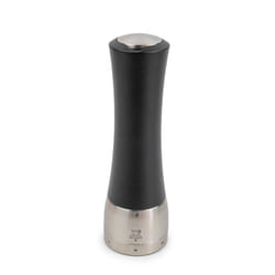 Madras Moulin à poivre manuel en bois et inox u'Select couleur noir mat 21 cm