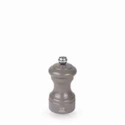 Bistro Moulin à poivre manuel en bois laqué, gris taupe 10 cm - 4in.