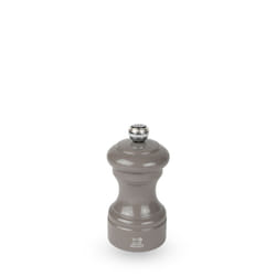 Bistro Moulin à poivre manuel en bois laqué, gris taupe 10 cm - 4in.